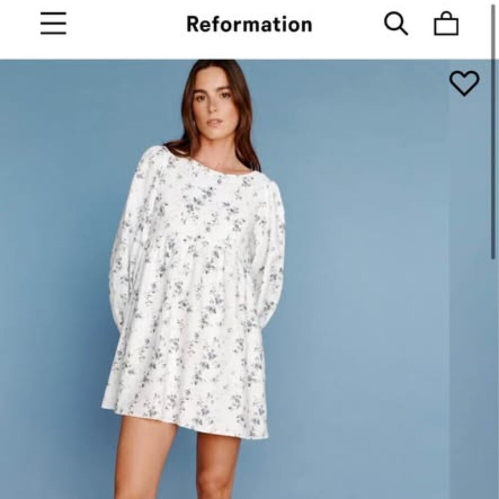 Reformation Ramone Linen Dress size M